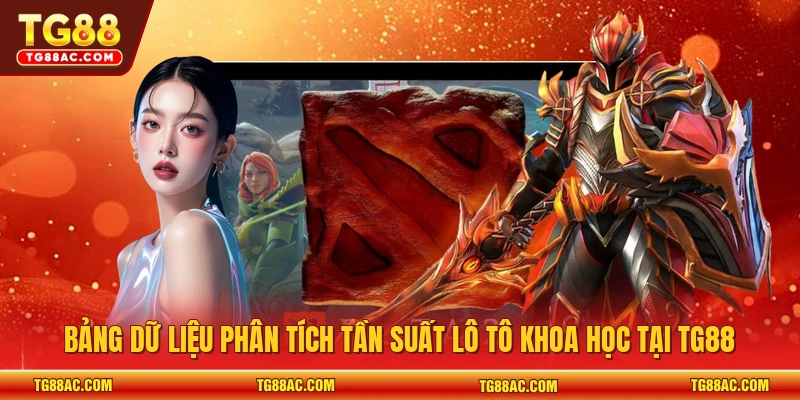 Bảng dữ liệu phân tích tần suất lô tô khoa học tại TG88