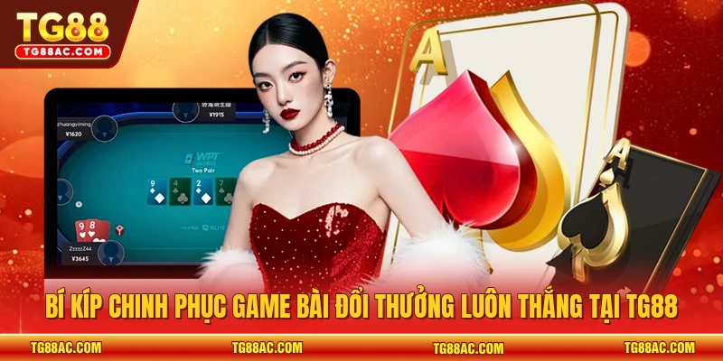 Bí kíp chinh phục game bài đổi thưởng luôn thắng tại TG88