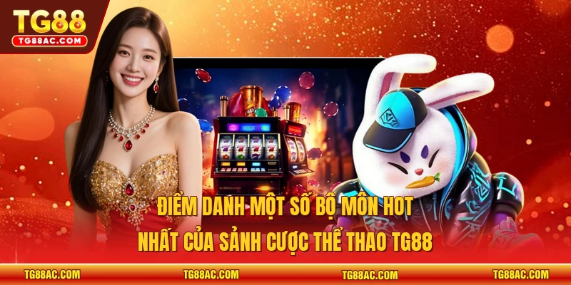 Điểm danh một số bộ môn hot nhất của sảnh cược thể thao TG88