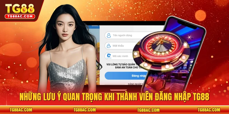 Những lưu ý quan trọng khi thành viên đăng nhập TG88