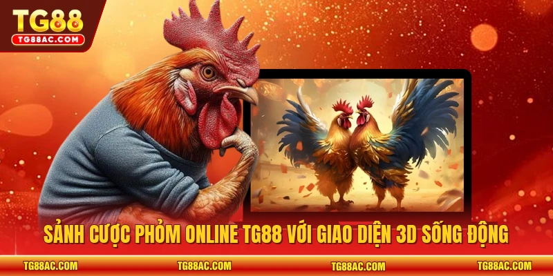 Sảnh cược phỏm online TG88 với giao diện 3D sống động 
